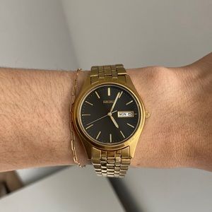 Seiko Day Date Quartz Watch